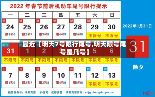 最近【明天7号限行尾号,明天限号尾号是几号】