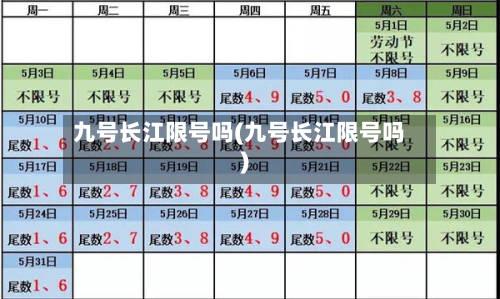 九号长江限号吗(九号长江限号吗)