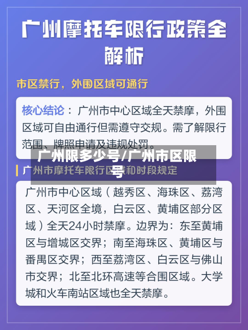 广州限多少号/广州市区限号