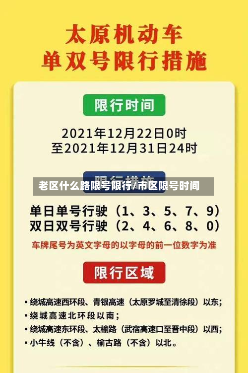 老区什么路限号限行/市区限号时间
