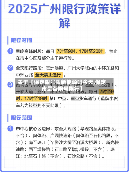 关于【保定限号限新能源吗今天,保定市是否限号限行】