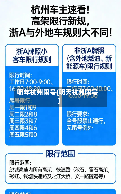 明年杭州限号(明天杭州限号)-第2张图片