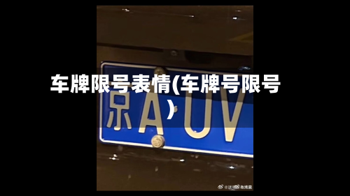 车牌限号表情(车牌号限号)