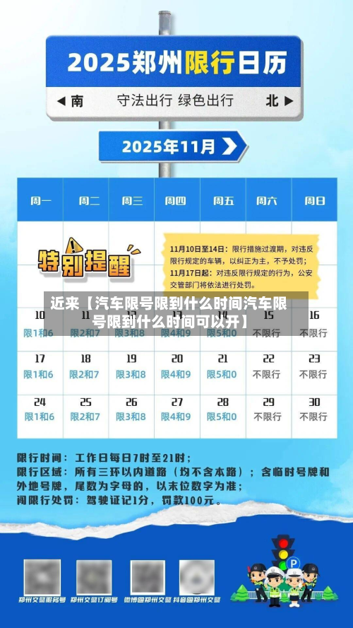 近来【汽车限号限到什么时间汽车限号限到什么时间可以开】
