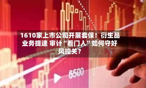 1610家上市公司开展套保！衍生品业务提速 审计“看门人”如何守好风控关？