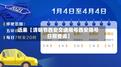 近来【清明节西安交通限号西安限号日期查询】-第3张图片