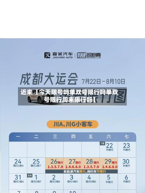 近来【今天限号吗单双号限行吗单双号限行周末限行吗】-第2张图片