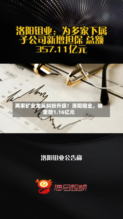 两家矿业龙头纠纷升级！洛阳钼业	，被索赔1.16亿元-第3张图片
