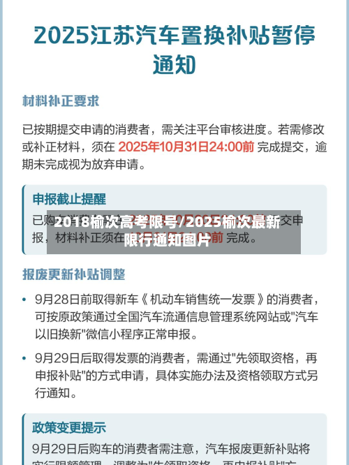 2018榆次高考限号/2025榆次最新限行通知图片-第2张图片