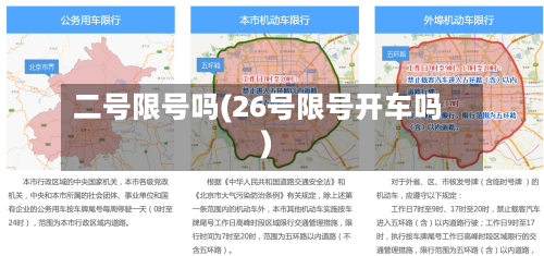 二号限号吗(26号限号开车吗)