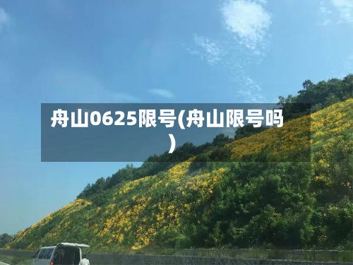 舟山0625限号(舟山限号吗)-第3张图片